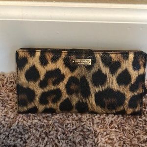 Kate Spade leopard print wallet
